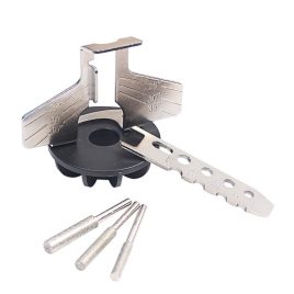   Kettenschärfer-Set, Kettensäge-Schärfadapter-Set für Multitool