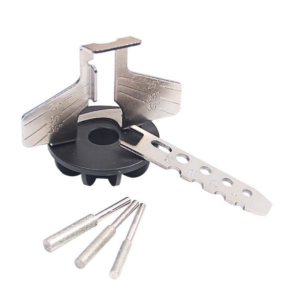 Kettenschärfer-Set, Kettensäge-Schärfadapter-Set für Multitool