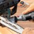 Kettenschärfer-Set, Kettensäge-Schärfadapter-Set für Multitool