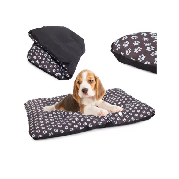 Hundebett mit Leopardenmuster 90x60cm