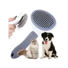 Selbstreinigende Entfilzungsbürste für Hunde und Katzen