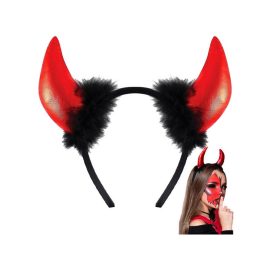   Teufelshorn-Stirnband für Halloween-Karneval - für Kinder und Erwachsene.