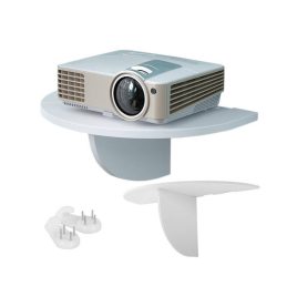 Wandregal für Vasen, Blumen, Telefonaufladung mattweiß