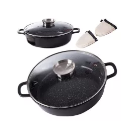   Großer 6-Liter-Induktions-Gas-Topf für Kochen und Backen mit Gewürzaromatisierer