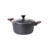 Tiefe Pfanne mit Deckel für Induktionsherd, antihaftbeschichtet, 5 Liter.