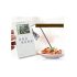 Küchenthermometer für Braten mit LCD-Anzeige und Uhr