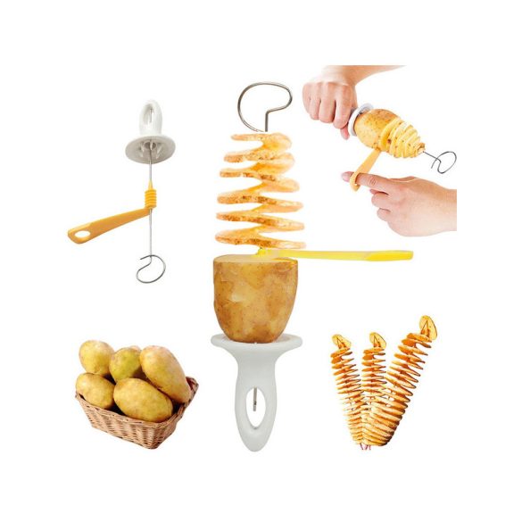 Kartoffelchips-Maschine - knuspriger Kartoffelbräter - hausgemachter Chips-Maker - Kartoffelschneider - knusprige Kartoffelmaschine