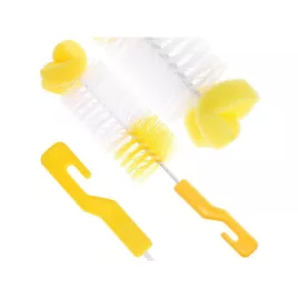   Glasreiniger-Schwamm mit Flaschenbürste - Küchen- und Haushaltreinigungswerkzeug - Glasreinigung