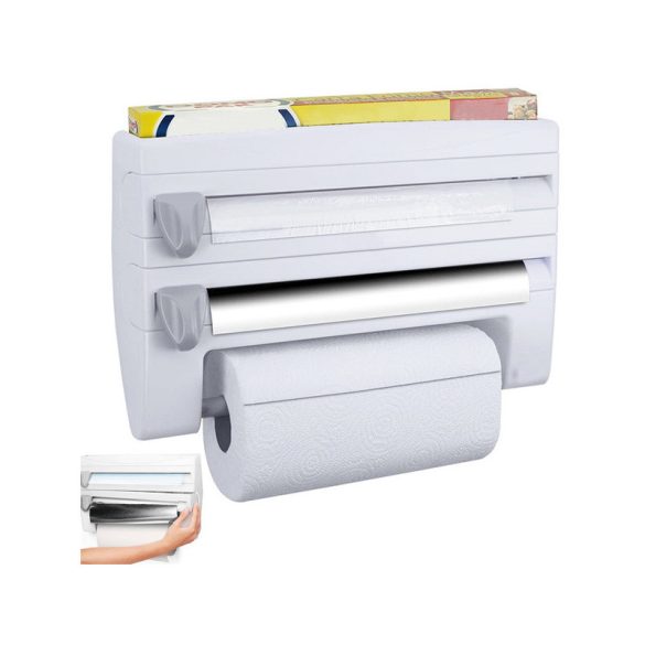 4-in-1 Küchenorganizer für Folie und Papier
