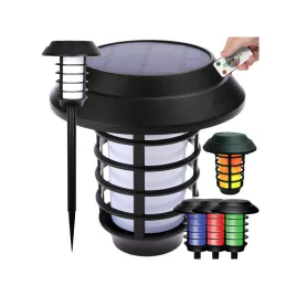 Gartenlampe Solarfackel RGB mit Fernbedienung