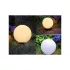 4 bunte RGB Solar-Gartenkugellampen 10 cm