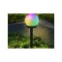 4 bunte RGB Solar-Gartenkugellampen 10 cm