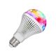 Bunte LED-Lampe drehbare E27 Diskokugel