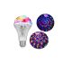 Bunte LED-Lampe drehbare E27 Diskokugel