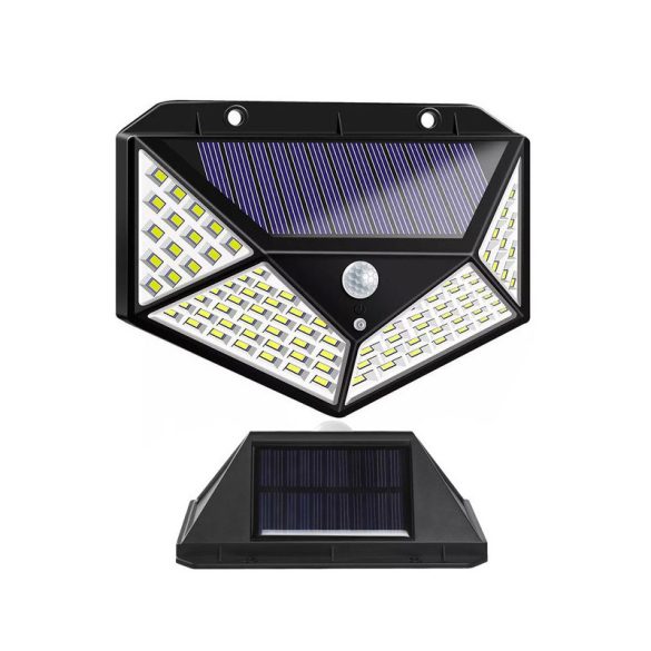 Solarleuchte mit 100 LEDs und Dämmerungssensor