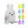 Kinder-Nachtlampe mit Steuerung, berührungsempfindlich, RGB-Farbwechsel, Fernbedienung - Hase