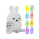 Kinder-Nachtlampe mit Steuerung, berührungsempfindlich, RGB-Farbwechsel, Fernbedienung - Hase