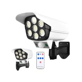   Dummy-Kamera mit solarbetriebenem Bewegungsmelder und LED-Nachtlicht