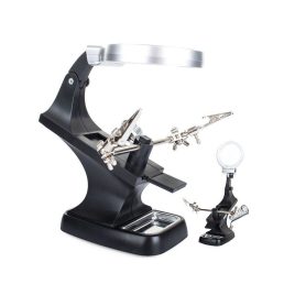   LED-Lupe für Fotografie mit 10 LEDs und 3x, 4.5x Vergrößerung