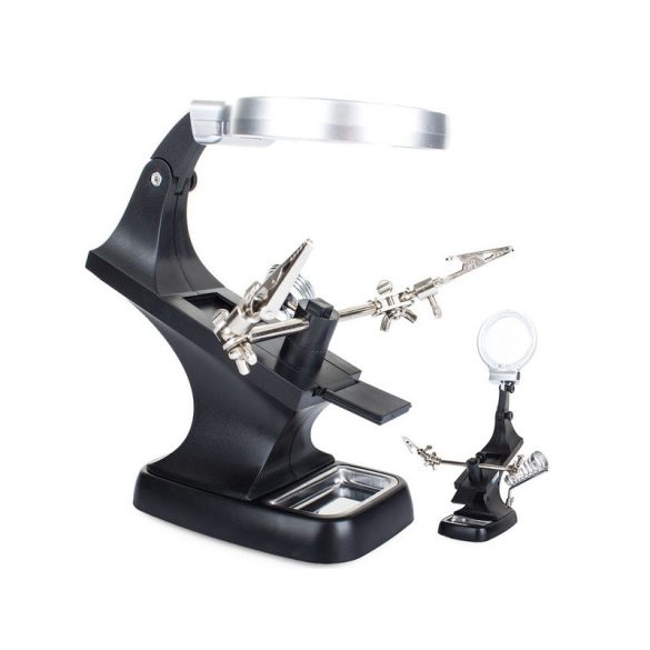 LED-Lupe für Fotografie mit 10 LEDs und 3x, 4.5x Vergrößerung