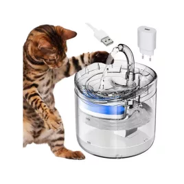   Automatische Trinkstation Katze Hund leise Schale - Haustier Trinkautomat - Für Hunde und Katzen - Leiser Betrieb