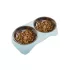 Metall-Doppelnapf für Hunde 350ml x 2