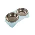 Metall-Doppelnapf für Hunde 350ml x 2
