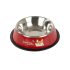 Rutschfeste Hundeschale aus Metall 150ml