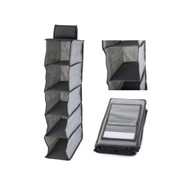   Kleiderorganizer mit 5 Hängeregale 70 cm - Kleiderschrank-Organizer Regal 70 cm - Kleiderorganizer Hängeregal mit 5 Regalen