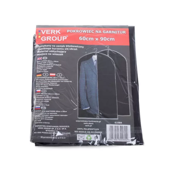 Kleideraufbewahrung Overall 60x90cm Beutel - Kleidungsschutz, Aufbewahrung, Textilbeutel, praktischer Kleidersack, Anzugtasche