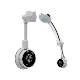   Duschset mit Saugnapfhalter - Badezimmerzubehör - Duschkopfhalter - Badezimmerpraktikum - Duschkomfort