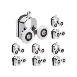Duschkabinenrollen-Set mit 8 Rollen