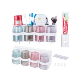 Zahnbürstenhalter Becher Zahnpasta-Spender