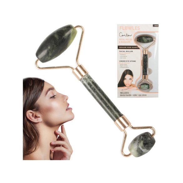 Nefelejcs Gesichtsroller - Anti-Aging, hautstraffend, gegen Falten, Naturstein, Gesichtsstraffungsgerät