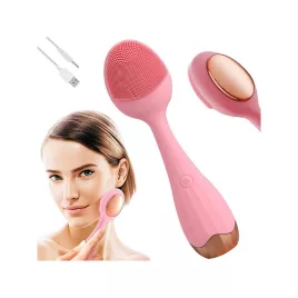   Gesichtsreinigungsbürste mit Vibrationsmassage - Hautpflege, Gesichtspflege, Reinigung, Schönheitspflege, Vibrationsbürste, Gesichtsreiniger