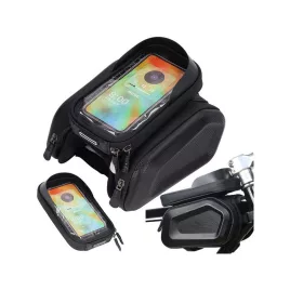   Fahrradrahmentasche Handyhülle Fahrrad wasserdicht - Fahrradhalter Tasche Pannier Handy wasserdicht
