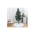 Weißer Weihnachtsbaum-Teppich, rund, 90 cm