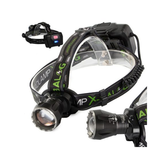 Verstärkte Stirnlampe mit Powerbank und Zoom - Bailong LED Stirnlampe xhp160