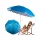 Großer unzerbrechlicher Gartenpool-Sonnenschirm mit UV-Schutz 210cm