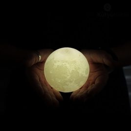 Tischlampe, Mondlampe, Kugellampe, Dekolampe