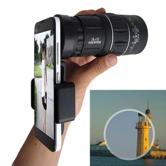 16x52 Zoom Fernglas, Teleobjektiv für Mobiltelefone