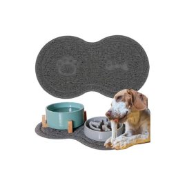   Purlov 24088 - Tierfutterunterlage für Katzen und Hunde, Fütterung, Unterlage, Katze, Hund, Tier.