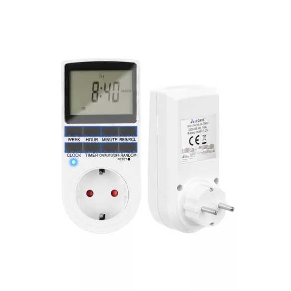 Zeitschaltuhr - für Zuhause und Büro, energiesparend, automatische Abschaltung, zeitgesteuertes Einschalten.