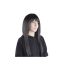 Schwarze lange Perücke für Damen - für trendige Frisuren, Cosplay, Partys - Online-Kauf in Ungarn