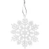 Weihnachtskugeln - Schneeflocken, 12 Stück, Ruhhy 22516