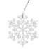 Weihnachtskugeln - Schneeflocken, 12 Stück, Ruhhy 22516