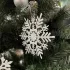 Weihnachtskugeln - Schneeflocken, 12 Stück, Ruhhy 22516
