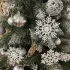 Weihnachtskugeln - Schneeflocken, 12 Stück, Ruhhy 22516