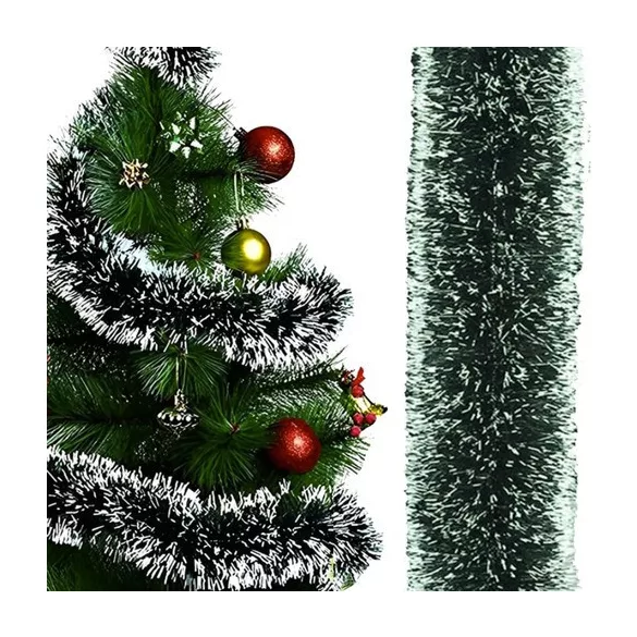 Weihnachtsgirlande - verschneit, 6m Ruhhy 22310