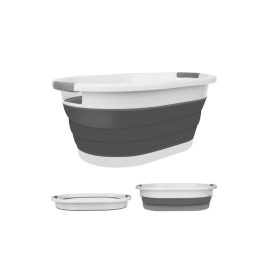   Faltbarer Wäschekorb - praktischer Stauraum für Schmutzwäsche.